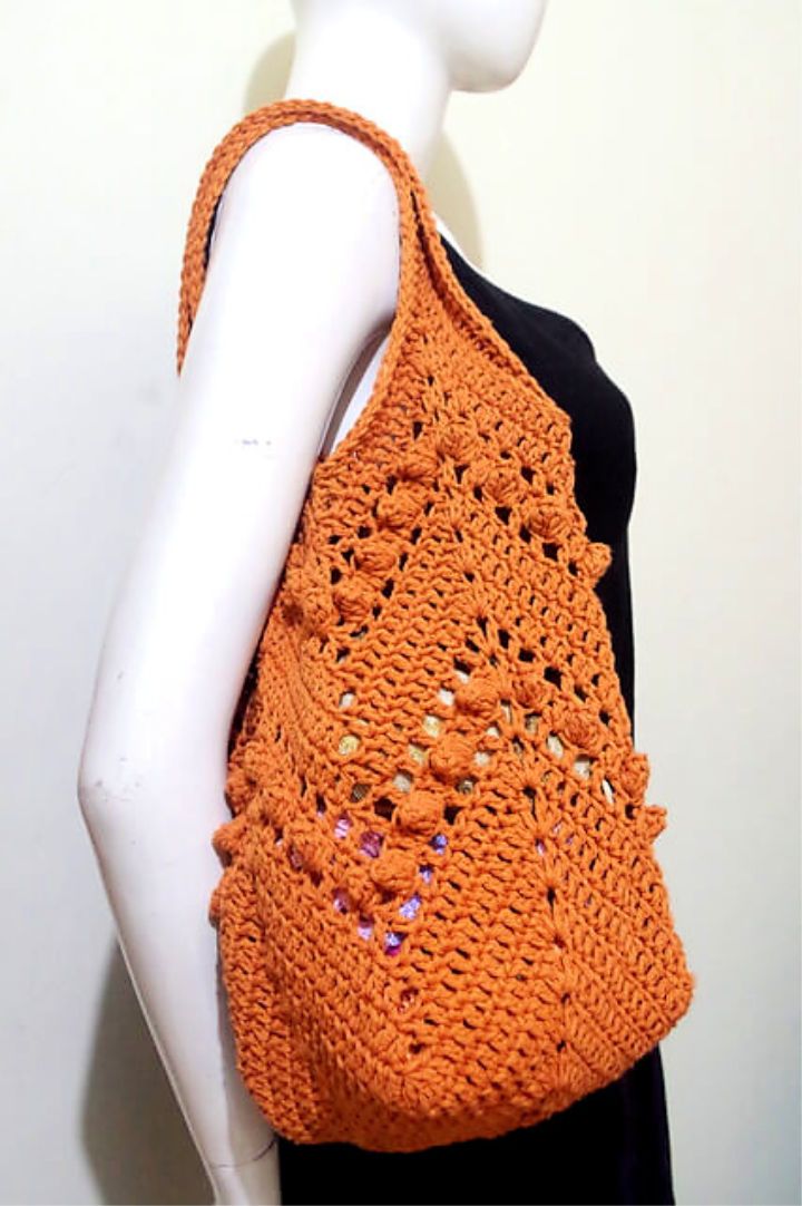 Chevron Crochet Summer Bag