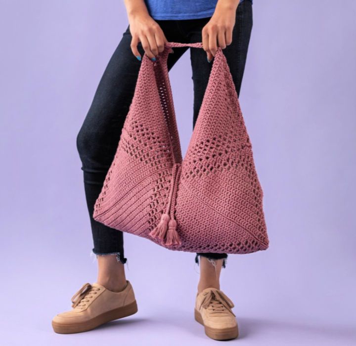 Crochet Boho Market Bag