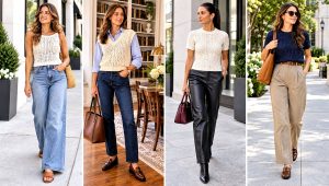 24 Alpine Stitch Crochet Top Outfit Ideas for Cool Days