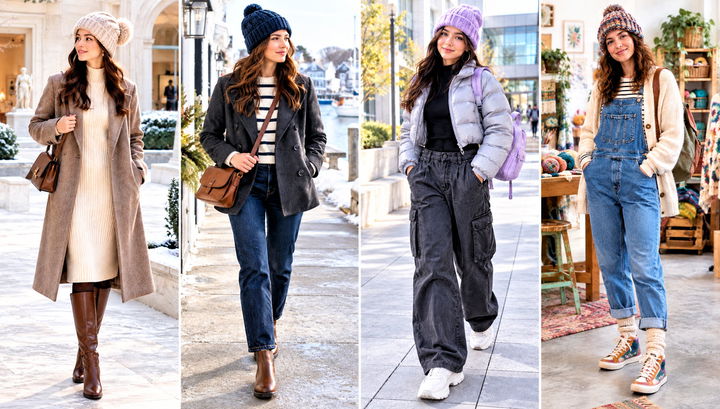 18 Blanket Yarn Crochet Beanie Outfit Ideas for Winter