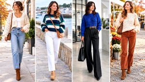 30 Chunky Crochet Sweater Outfit Ideas for Casual Days