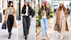 24 Chunky Ribbed Crochet Hat Outfit Ideas for Snow Days