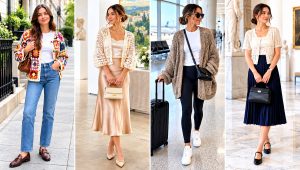 18 Classic Crochet Cardigan Outfit Ideas for Work and Play
