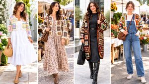 24 Continuous Granny Square Cardigan Outfit Ideas to Layer