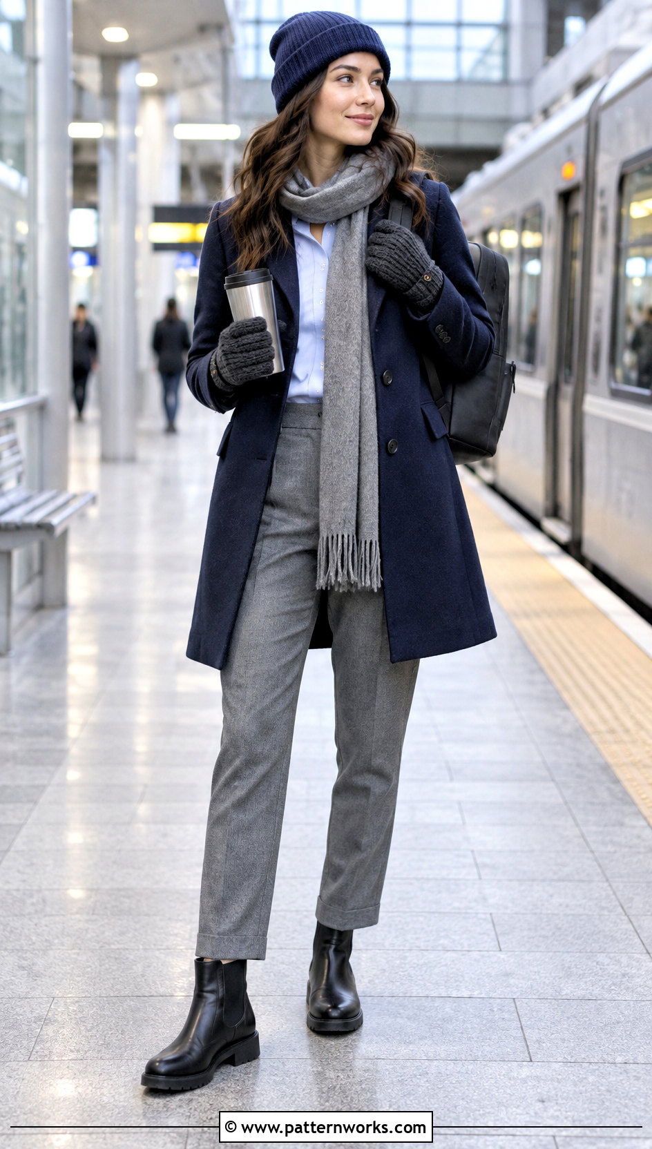 Convertible Crochet Mittens Outfit For Commuting - 24 women crochet mittens outfit ideas