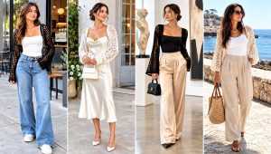 24 Crochet Arm Shrug Outfit Ideas for Light Layers