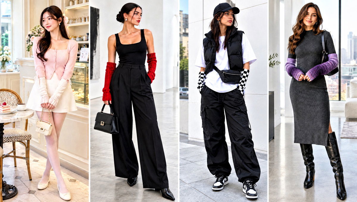 24 Crochet Arm Warmers Aesthetic Outfit Ideas for Cozy Looks
