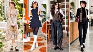 18 Crochet Arm Warmers Vintage-Styled Outfit Ideas