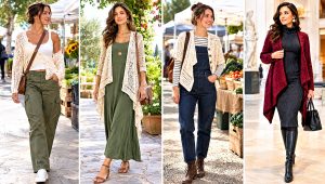 24 Crochet Asymmetrical Cardigan Outfit Ideas for Work