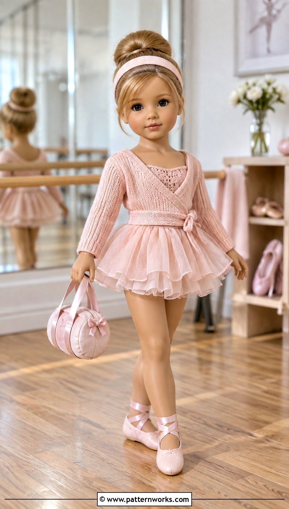 Crochet Barbie Ballet Wrap Outfit - 30 crochet barbie doll clothes and outfit ideas