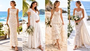 18 Crochet Beach Wedding Dress Outfit Ideas for Boho Brides