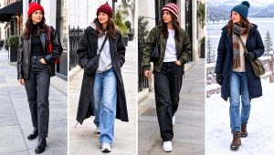30 Crochet Beanie Outfit Ideas With Cozy Sweater Layers