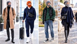 30 Crochet Beard Hat Outfit Ideas for Playful Winter Style