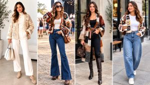 24 Crochet Blanket Jacket Outfit Ideas for Easy Layering