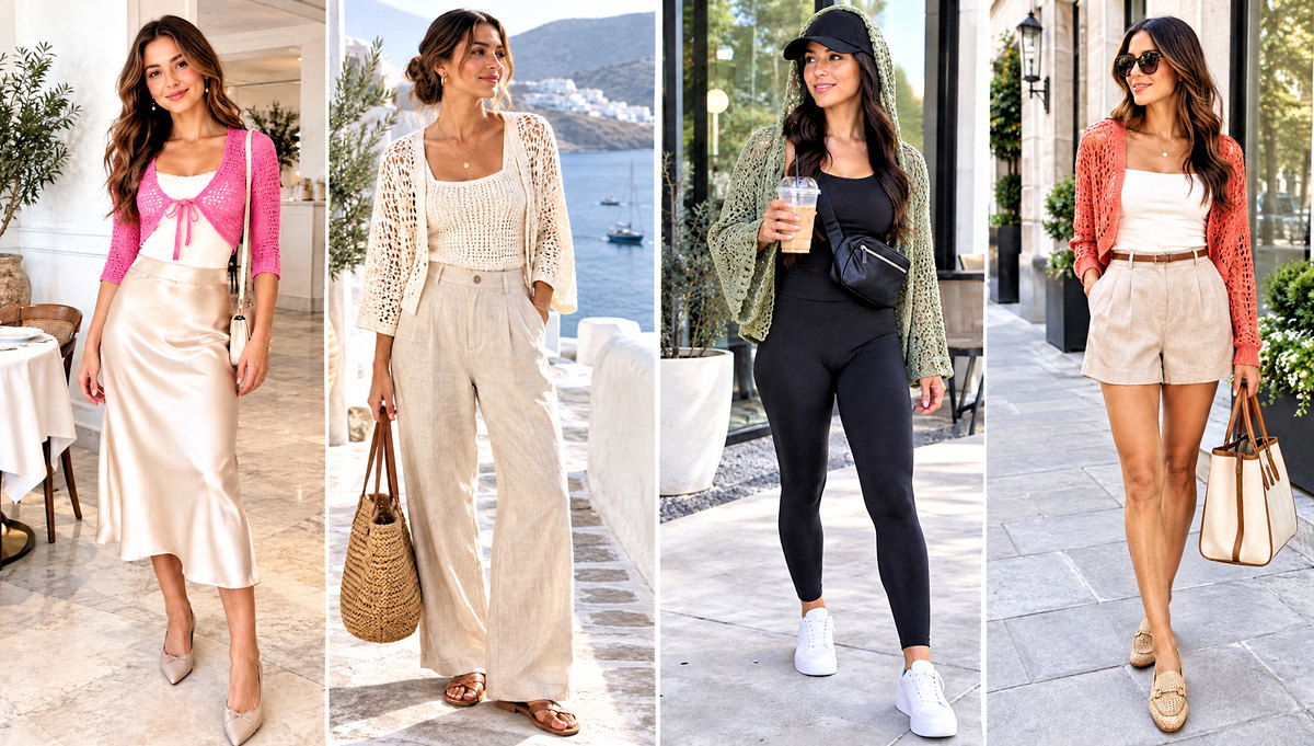 30 Crochet Bolero Outfit Ideas for Dressy Evenings