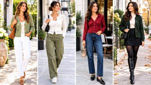 24 Crochet Button Down Cardigan Outfit Ideas for Workdays