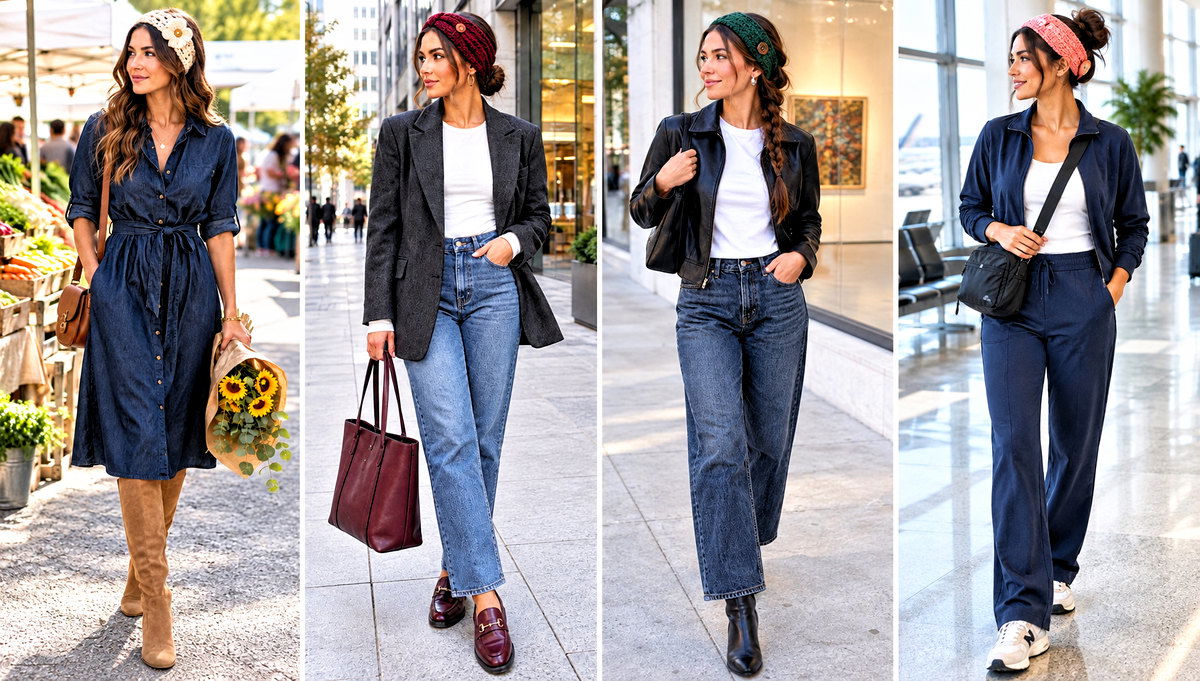18 Crochet Button Headband Outfit Ideas for Outdoor Days