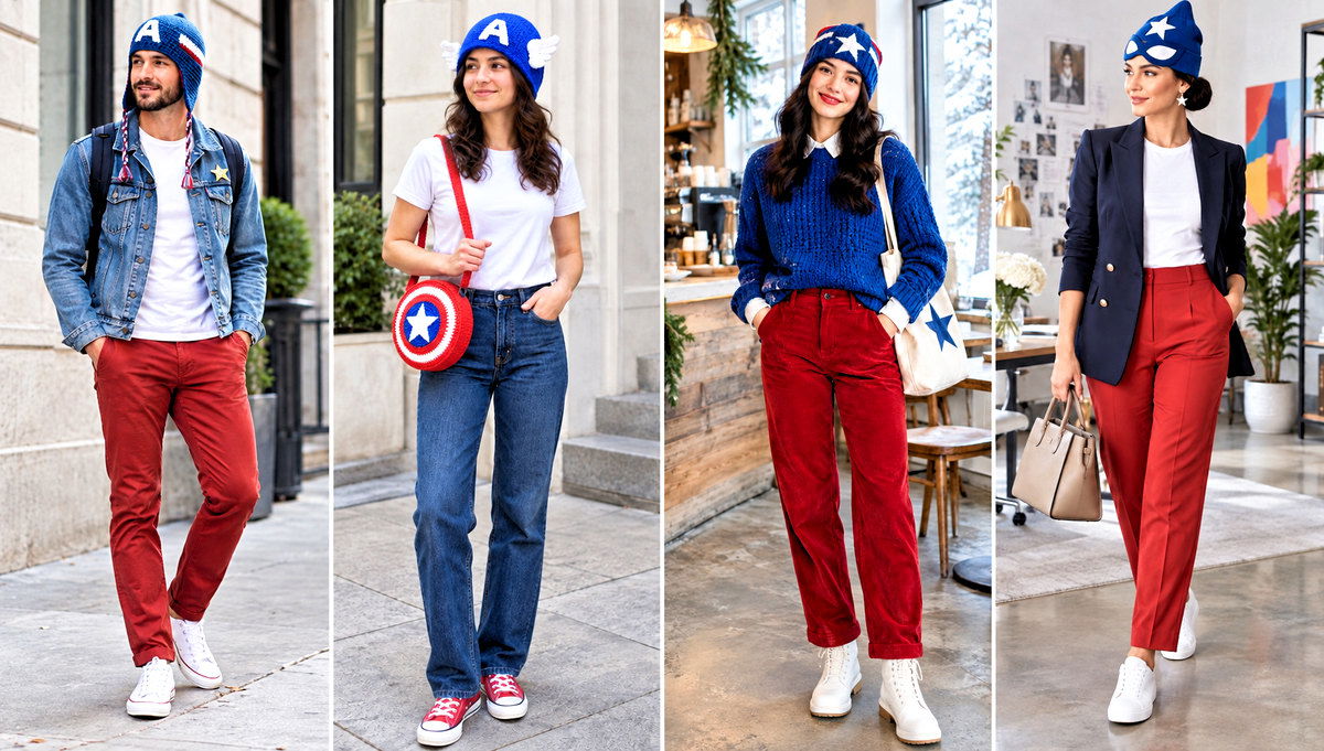 24 Crochet Captain America Hat Outfit Ideas for Comic Fans