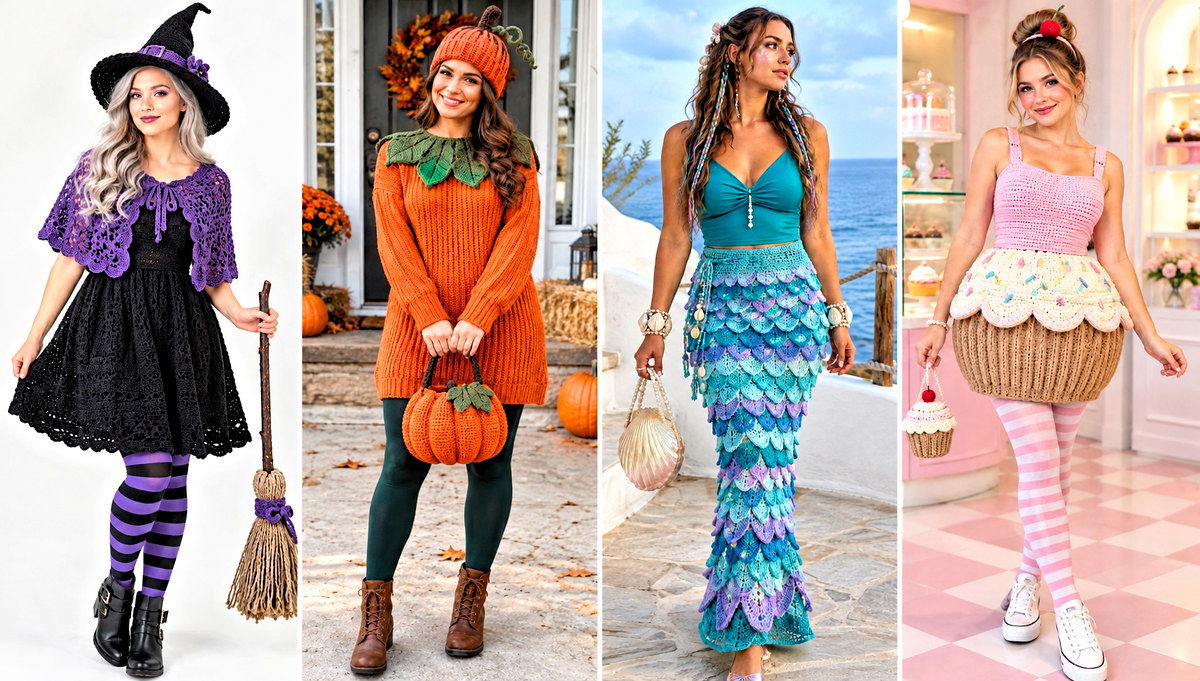 18 Crochet Costume Outfit Ideas for Playful Dress-Up
