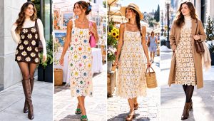 18 Crochet Daisy Dress Outfit Ideas for Garden Parties