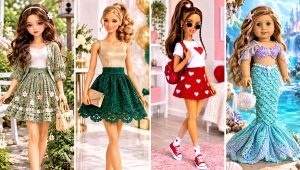 18 Crochet Doll Skirts Outfit Ideas for Tiny Wardrobes