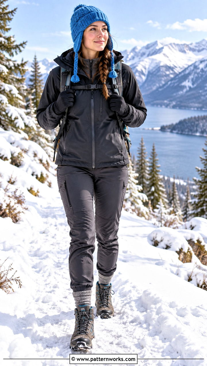 Crochet Ear Flap Hat Outfit With Parka And Hiking Boots - 24 crochet adult ear flap hat outfit ideas