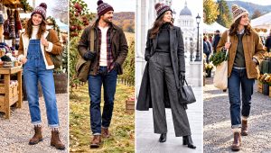18 Crochet Fair Isle Beanie Outfit Ideas for Cozy Trips