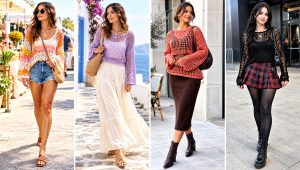 18 Crochet Fishnet Sweater Outfit Ideas for Easy Layering