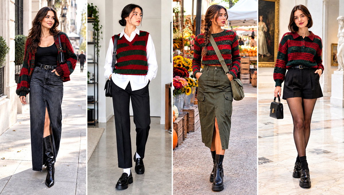 24 Crochet Freddy Krueger Sweater Outfit Ideas for Halloween