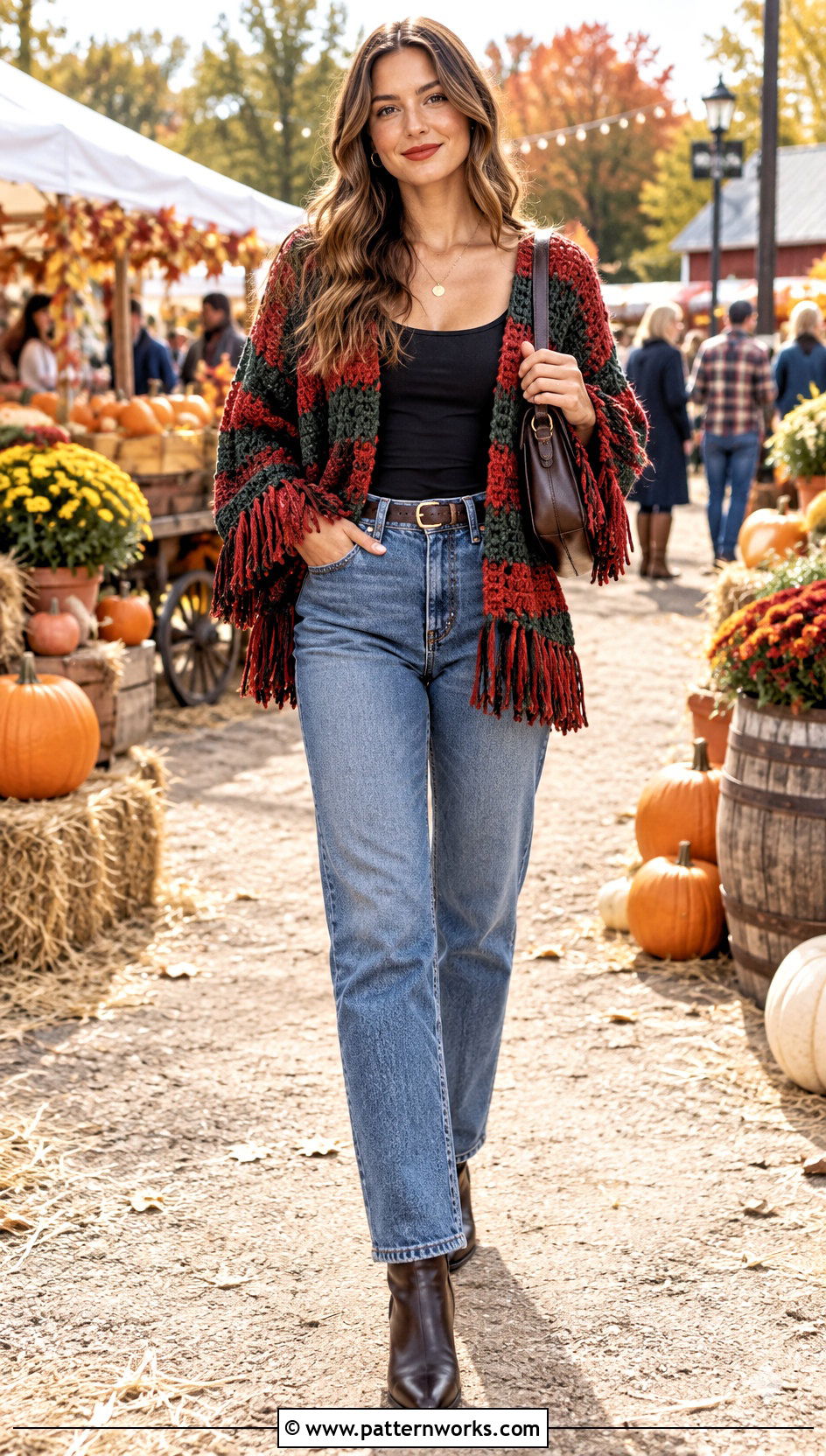 Crochet Freddy Krueger Sweater With Straight Leg Jeans - 24 crochet freddy krueger sweater outfit ideas