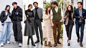 24 Crochet Gloves for Couples Outfit Ideas for Winter Dates