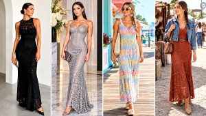 30 Crochet Gown Outfit Ideas for Elegant Summer Events