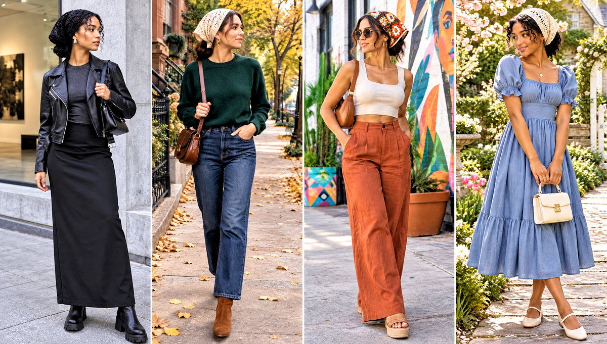 30 Crochet Hair Wrap Outfit Ideas for Easy Vacation Style