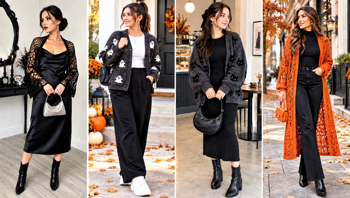 24 Crochet Halloween Clothes and Outfit Ideas for Parties