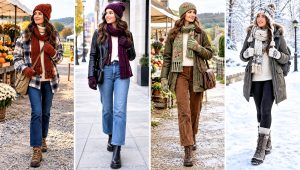24 Crochet Hat Scarf Gloves Set Outfit Ideas to Stay Warm
