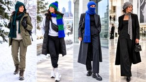 24 Crochet Hat Scarf Outfit Ideas for Layered Looks