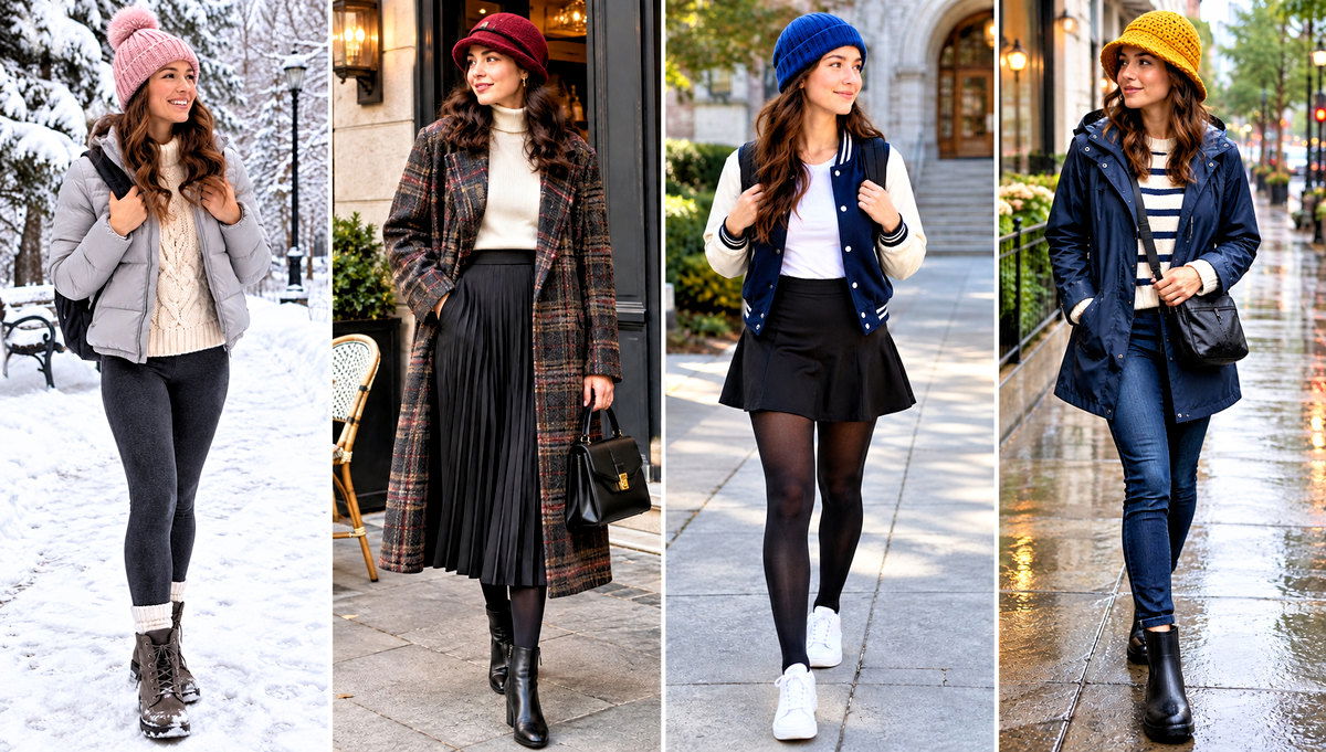 18 Crochet Hat With Fold Up Brim Outfit Ideas for Fall