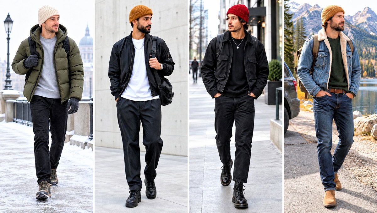 30 Crochet Hat for Men Outfit Ideas for City Weekends