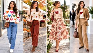 24 Crochet Heart Jumper Outfit Ideas for Sweet Layering