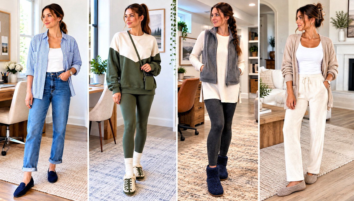 24 Crochet House Shoes Outfit Ideas for Cozy Nights In