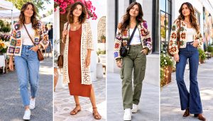 24 Crochet Jacket for Women Outfit Ideas for Spring Layers