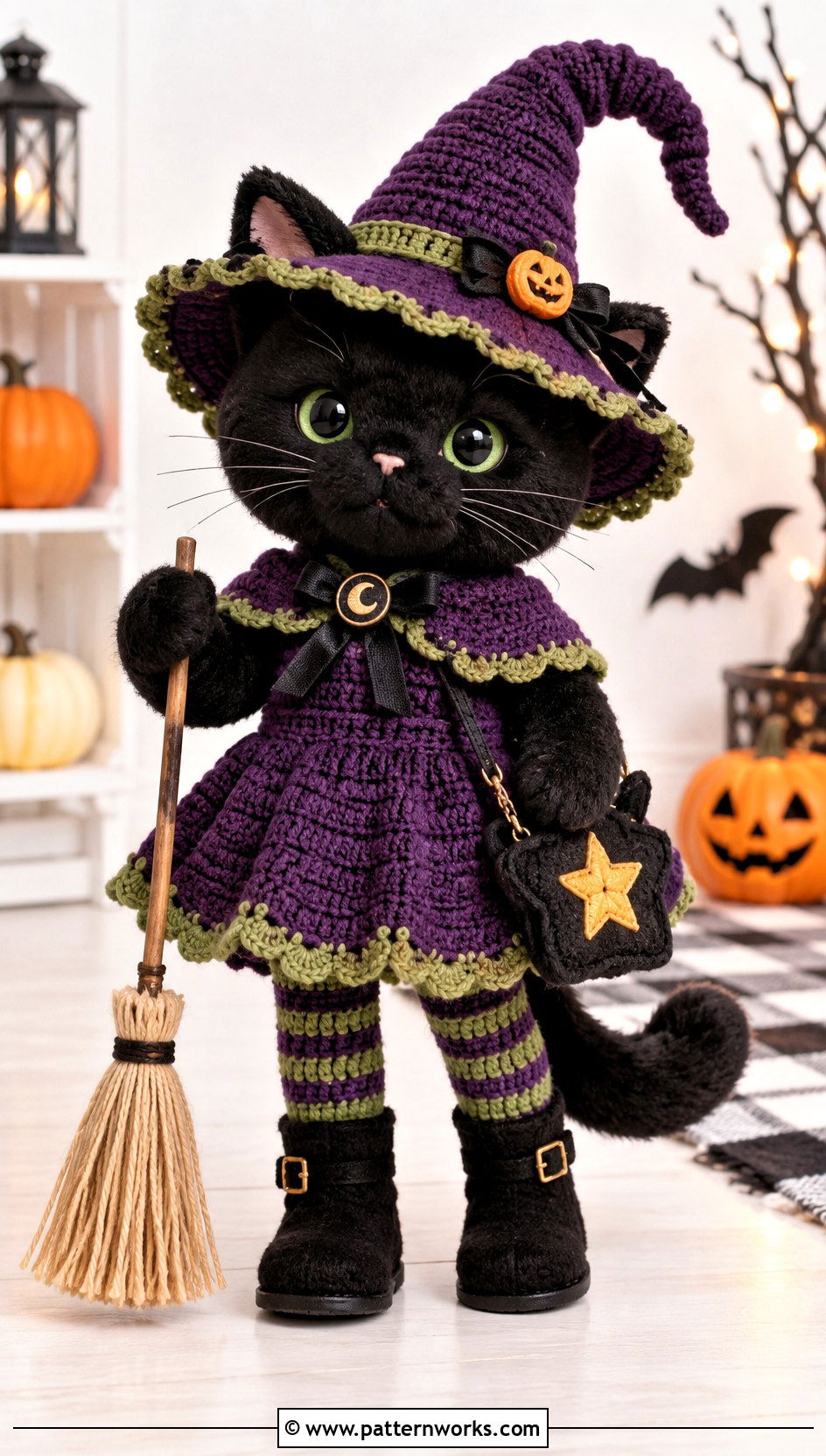 Crochet Jellycat Witch Dress Outfit - 30 crochet jellycat clothes and outfit ideas