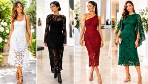 18 Crochet Lace Dress Design Outfit Ideas for Summer