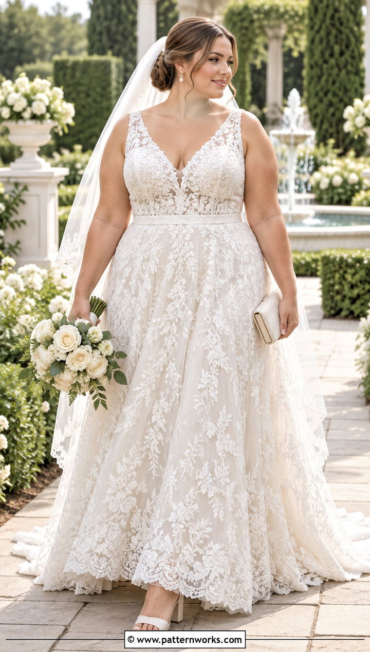 Crochet Lace Plus Size Wedding Dress - 30 crochet lace wedding dress outfit ideas