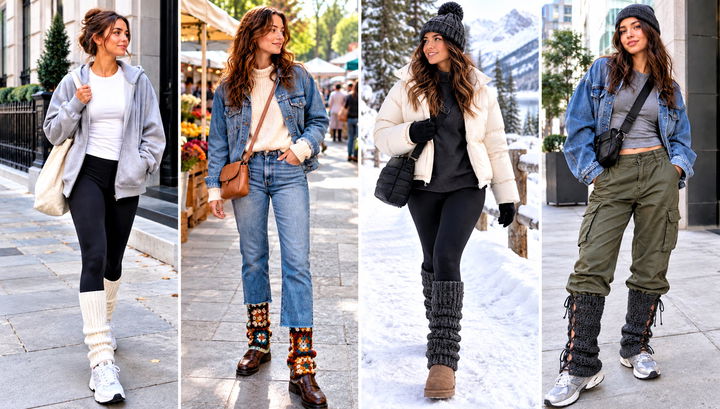 30 Crochet Leg Warmers Ideas for Warm Playful Winter Style