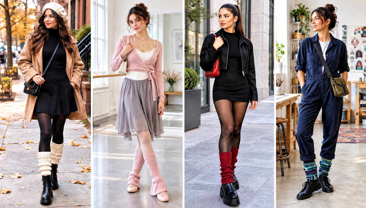24 Crochet Legwarmer Outfit Ideas for Cozy Winter Days
