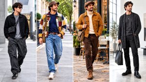 18 Crochet Men's Jacket Outfit Ideas for Cool Evenings