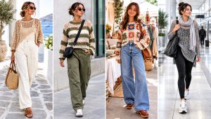 24 Crochet Mesh Jumper Outfit Ideas for Breezy Layering