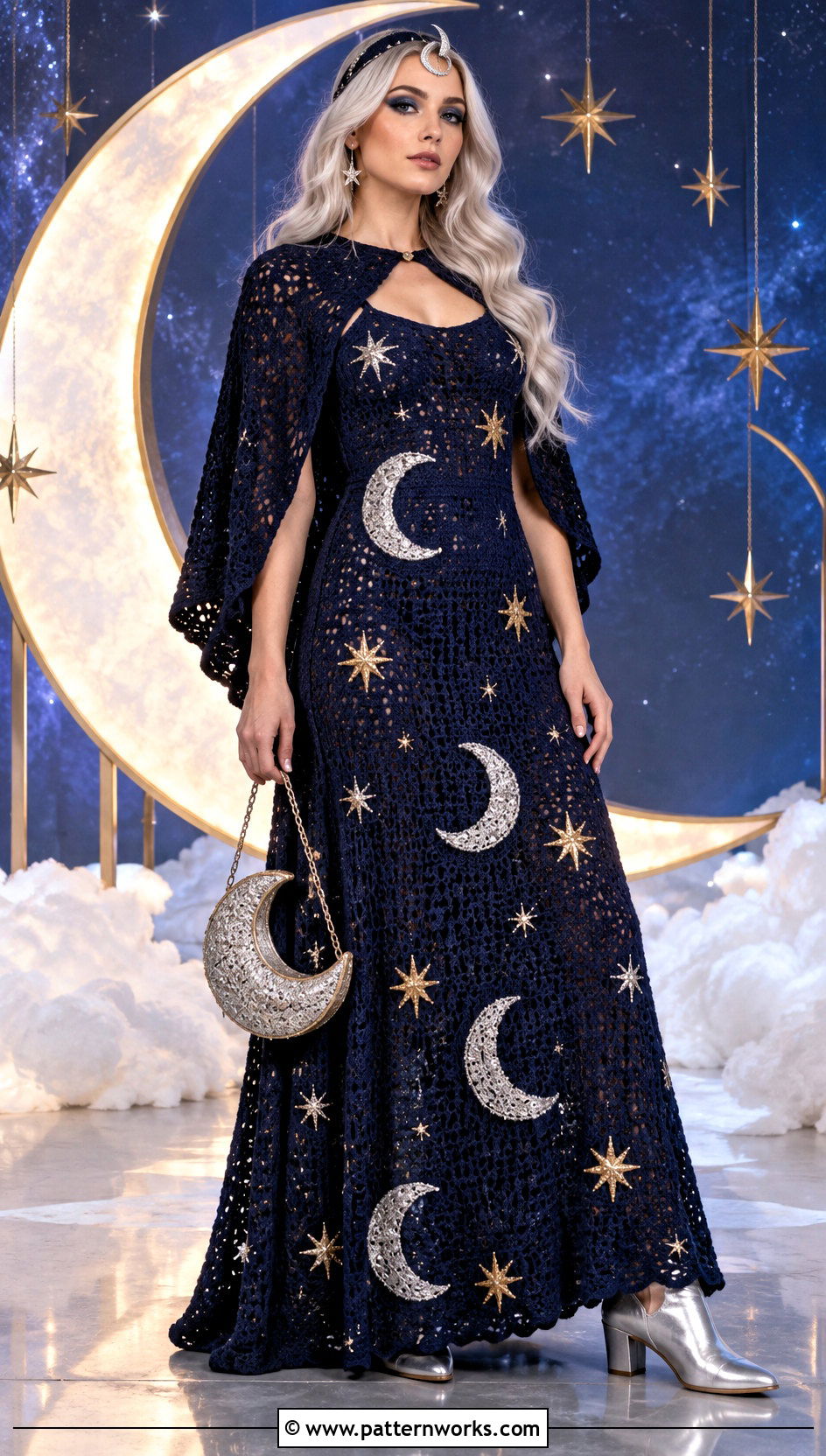Crochet Moon And Stars Costume - 18 crochet halloween costumes women outfit ideas