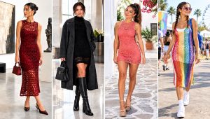 24 Crochet Net Dress Outfit Ideas for Beach Getaways